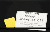 Shake it off ~ Self-help Tips