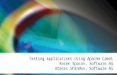 Testing applications using Apache Camel