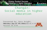 The Times, They Are a-Changin: Social media in higher education