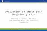 Evaluation of chest pain in primary care