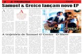 Samuel & Greice - Jornal A Tribuna (Videira-SC, 14-05-2014)