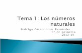 Tema 1:Los números naturales.