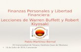Pablo Martinez Bernal - Finanzas personales y libertad financiera