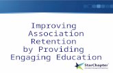Improving Association Retention Through Education