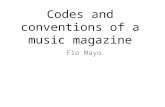 Media codes and conventions music mag