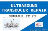 Ultrasound transducer repair