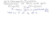 10.3   composite functions