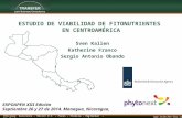 Estudio de viabilidad para la producción de fitonutrientes en Centro América