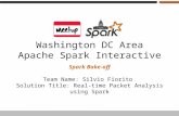 DC Spark bake off - Realtime TCP Packet Analysis using Spark and Azure Event Hubs