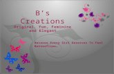 B’s creations PPT