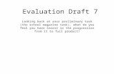 Evaluation draft 7