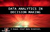 Data analytics in decision making