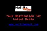 Nail The Deal - Best Online Daily Dinner Meal Restaurant Deals in Dubai, UAE