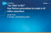 You Talkin' to Me? How Redbox Personalizes its Emails to 40 Million Subscribers