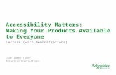 Accessibility Matters: Making Your Products Available to Everyone