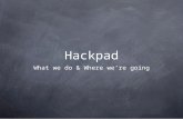 Hackpad who-where