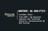 Assure - QA Analytics case presentation by TIAA-CREF