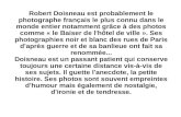 Robert Doisneau, um apaixonado por fotografias de rua