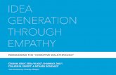 Idea Generation Through Empathy: Reimagining the "Cognitive Walkthrough"
