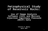 Petrophysical Study of Reservoir Rocks: Use of Image Analysis Software (IAS) and Mercury Injection Capillary Pressure (MICP) Data