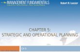 5  strategic and operational planning