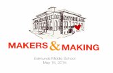 Makers and Making - Presentation to Edmunds Middle School