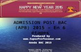 Admission Post-BAC (APB) 2015 en 6 étapes -
