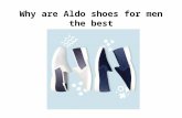 Why are aldo shoes for men the best