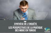 Synthèse de l'enquête: Perspectives sur la pratique des MOOC en Tunisie