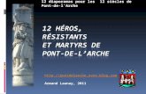 12 héros, résistants et martyrs de Pont-de-l'Arche