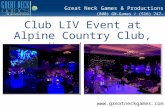 Club LIV Event at Alpine Country Club, New Jersey