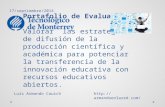 Portafolio 3 de Evaluación: Diseminación y visibilidad de innovación educativa