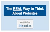 The REAL Way to Think About Websites