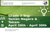 Tekam and Taman Negara G7