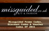 Missguided promo codes, discount codes & voucher codes of 2015