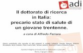 Il dottorato di ricerca in Italia: precario stato di salute di un giovane trentenne
