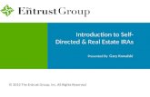 Intro. to self directed & real estate ir as 06.25.13