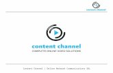 Content Channel presentation