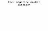 Rock magazine market research