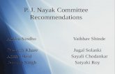 Pj nayak committee report   a summary presentation