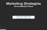 Marketing Strategies - Go-to-Market Plans