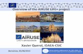 Overview of the AIRUSE LIFE+ project by Xavier Querol