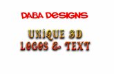 Daba designs 3 d logos