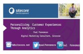 Personalising Customer Experiences Through Analytics