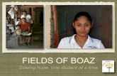 Fields of boaz - Why sponsor a student?