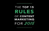 Top 15 regras de Marketing de Conteúdos para 2015