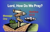 Doctrine of prayer 1 mat 6 5 8 slides 081212