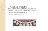 Tassel Manufacturer and suppliers