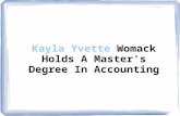 Kayla Yvette Womack Holds A Master's Degree In Accounting