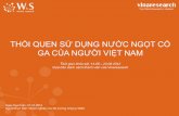 [W&S] Báo cáo nghiên cứu thói quen sử dụng nước ngọt có ga của người Việt